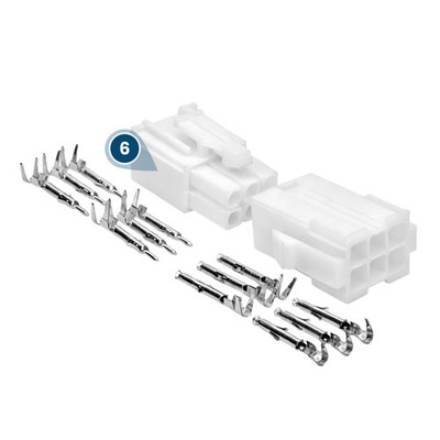 Kalitec KALI-1806 Mini Universal MATE-N-LOK 6 polig Stecker Set Steckverbinder