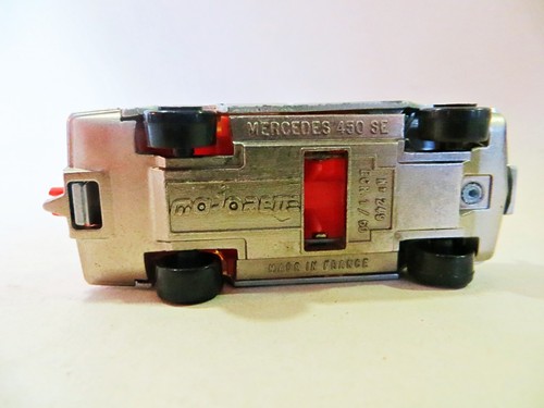 MAJORETTE 249 'MERCEDES-BENZ 450 SE' SILVER. 1:60. VGC. VINTAGE. ORIGINAL. - Picture 7 of 7