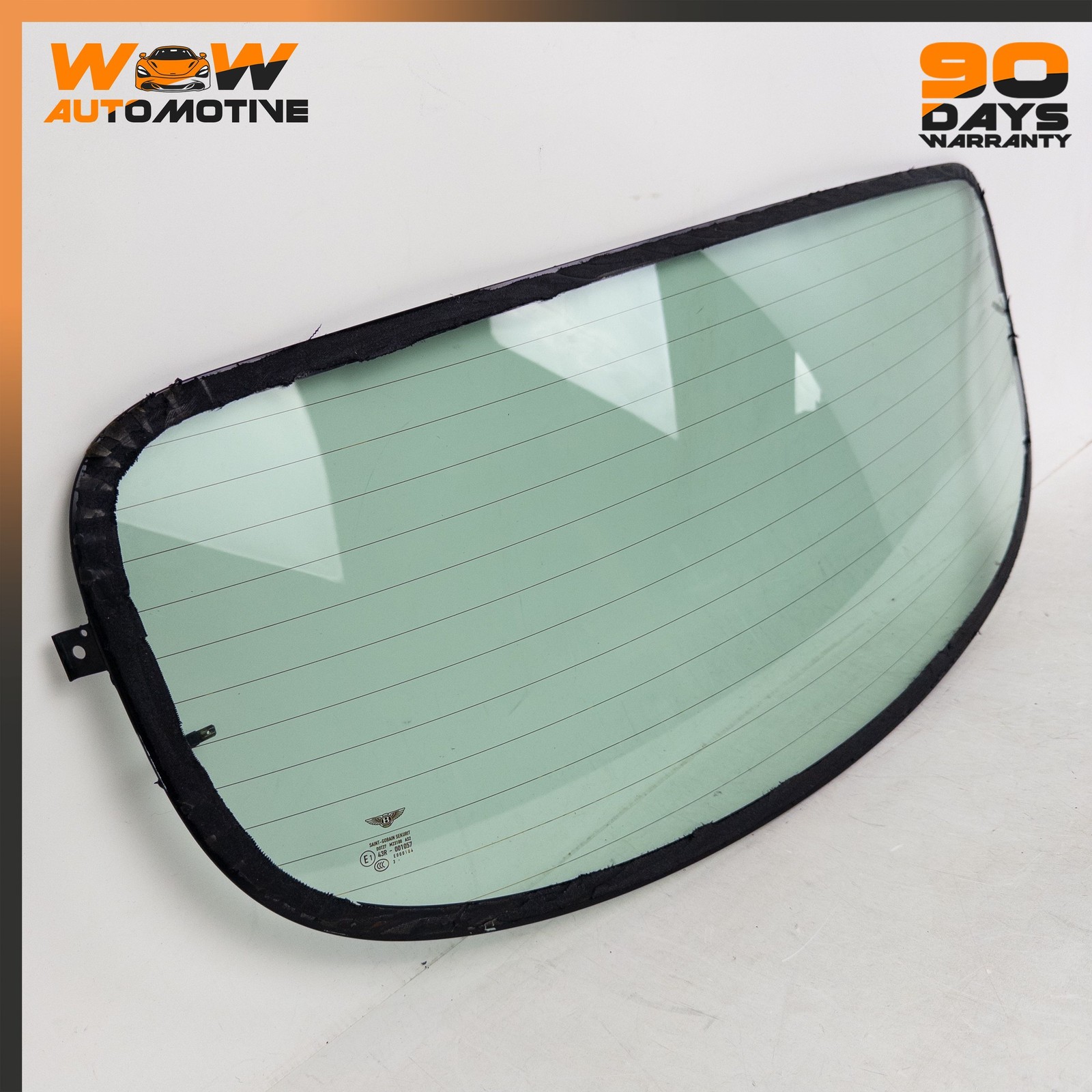 07-13 BENTLEY CONTINENTAL GTC CONVERTIBLE TOP REAR BACK GLASS WINDSHIELD OEM