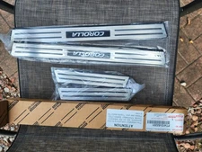 OEM TOYOTA Corolla Sedan Door Sill Protectors 4PC Set PT413-02201