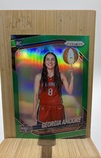 2025 Panini Prizm WNBA - Rookie Variation Georgia Amoore #140 Green Prizm (RC)