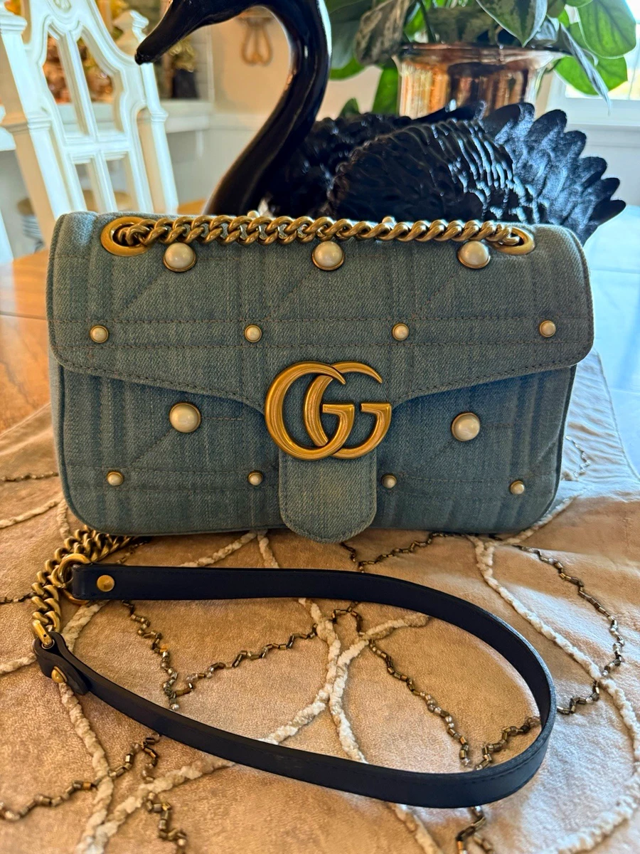 Gucci Denim Exterior Small Bags & Handbags for Women for sale | eBay Gucci Denim Exterior Small Bags & Handbags for Women for sale | eBay