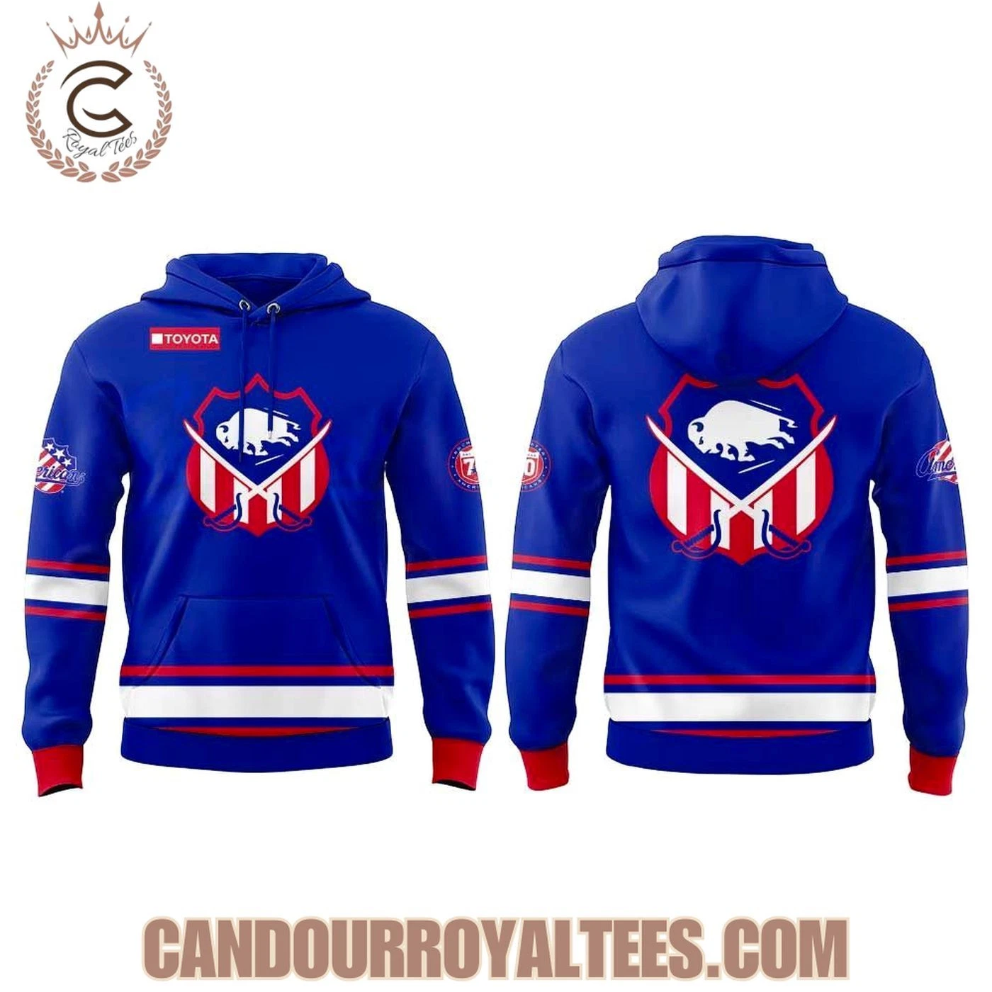 Rochester Americans Throwback Night 3D Hoodie Shirt