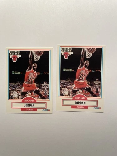 (2) Michael Jordan --- 1990-91 Fleer Basketball #26