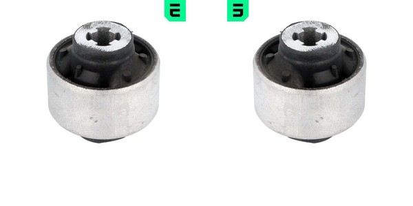 2X Optimal Querlenkerlager Vorne Hinten Links Rechts FüR Peugeot 208 II Ub_-image