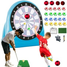 6ft Giant Dart Games Inflatable Dartboards Jumbo Soccer Target Darts for Outd...