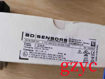 New BD DX19-DMP 331 110-1602-E-2-100-300-1-000 Sensor Fast Ship via FedEx or DHL
