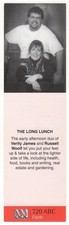 ABC Fancard Bookmark. The Long Lunch - Russell Woolf & Verity James