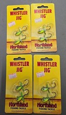 4X LOT Northland Tackle Whistler Prop Spinner Jig 1/8oz WH3N-22 FIRETIGER TROUT