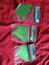 Lot Of 3 Packs 12 Pcs Metallic Christmas Trees NOS 1996