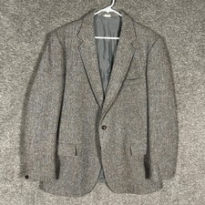 Harris Tweed Gleneagles Range Wool Blazer Sport Coat Herringbone Mens 40R