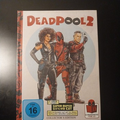 Deadpool 2 , Mediabook Collectors Edition , Bluray Extended Cut + DVD , NEU&OVP