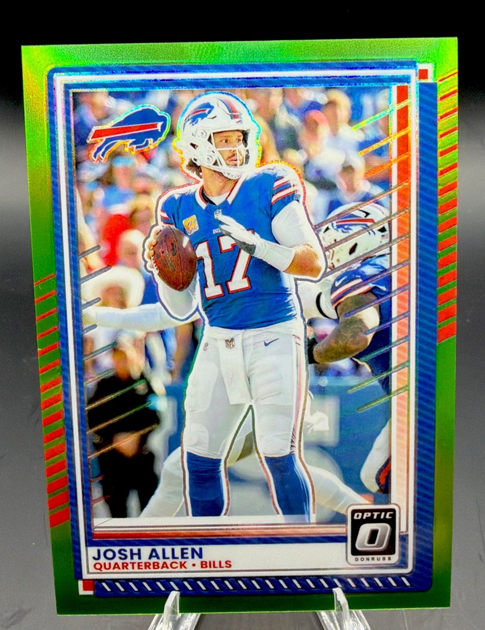 2025 Donruss Optic #70 Josh Allen Lime Green /50 Buffalo Bills