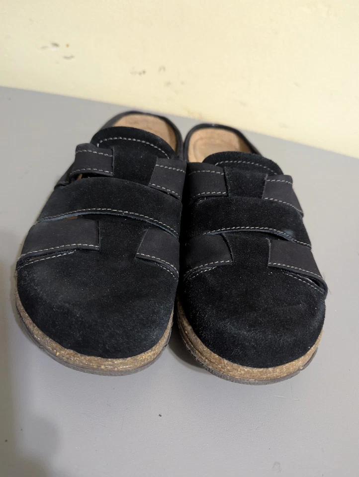 Sandalias Ellery Mules Earth Origins para mujer talla 9M negras. Foto 2 de 4