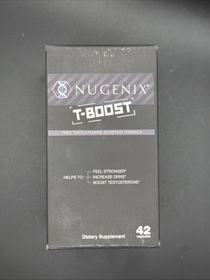 Nugenix T-Boost Test. Supplement 42 Capsules EXP 06/27