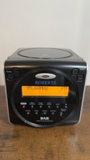Roberts CD Radio Alarm Clock Cube DAB Digital Stereo CRD37 - Working