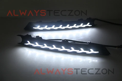 2x LED DRL Luz de circulación diurna Lámpara antiniebla Accesorios para Mazda CX-5 2017-2021 - Imagen 6 de 7
