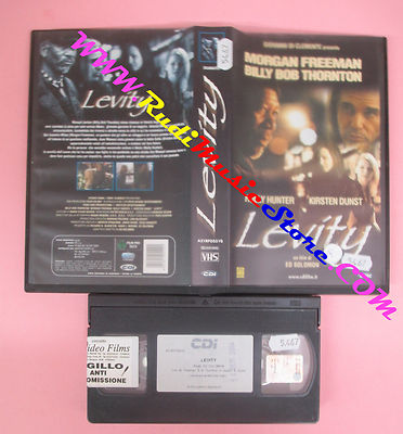 VHS*film LEVITY 2003 Morgan Freeman Billy Bob Thornton CDI A21RF0551(F117)*