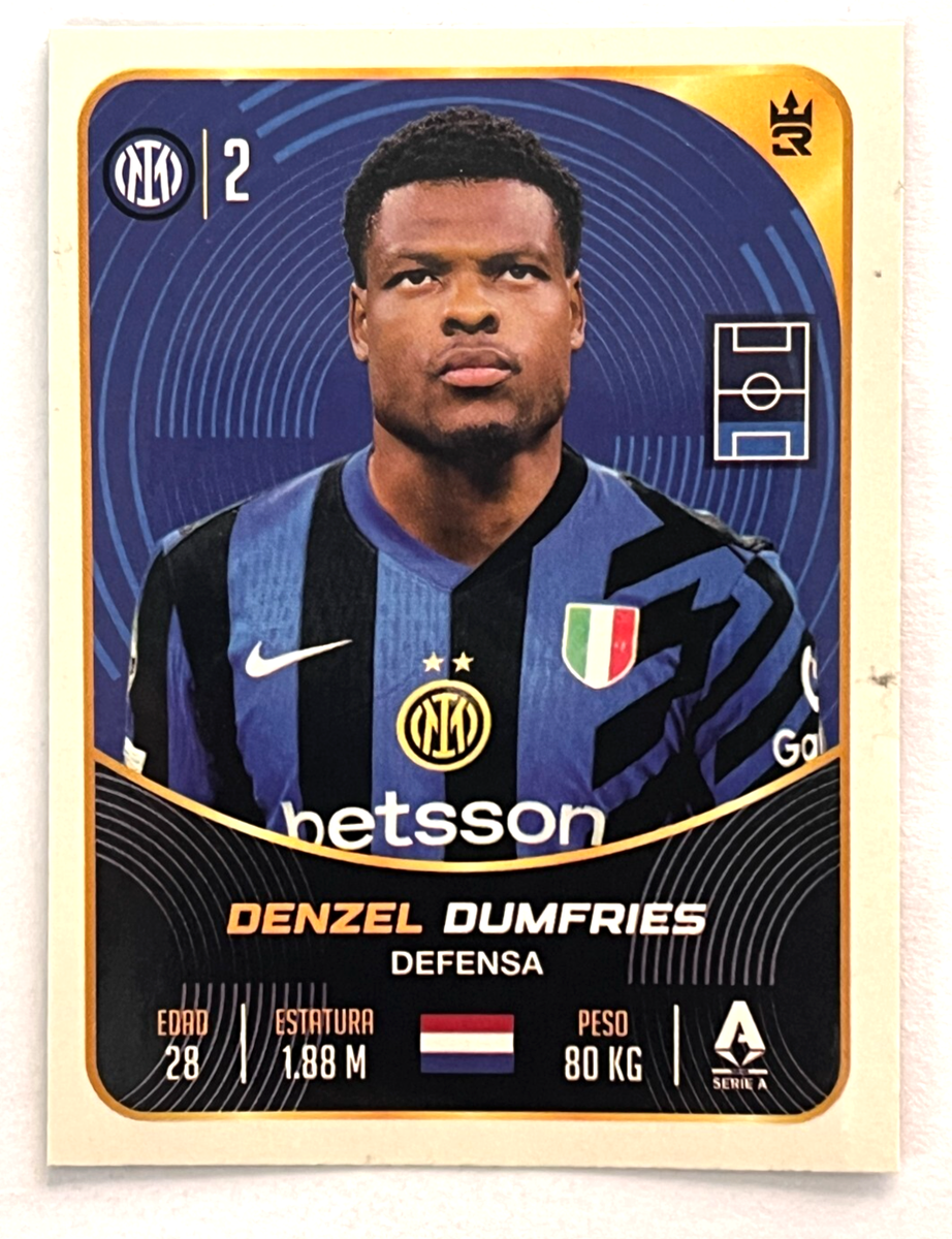 2025 FIFA CLUB WORLD CUP 3R Sticker #219 DENZEL DUMFRIES Inter