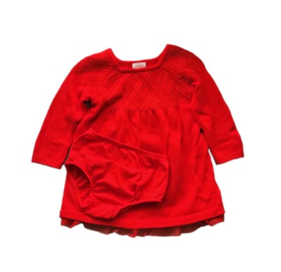 strapless open back dress Dixie Red Sweater Dress L main image 0