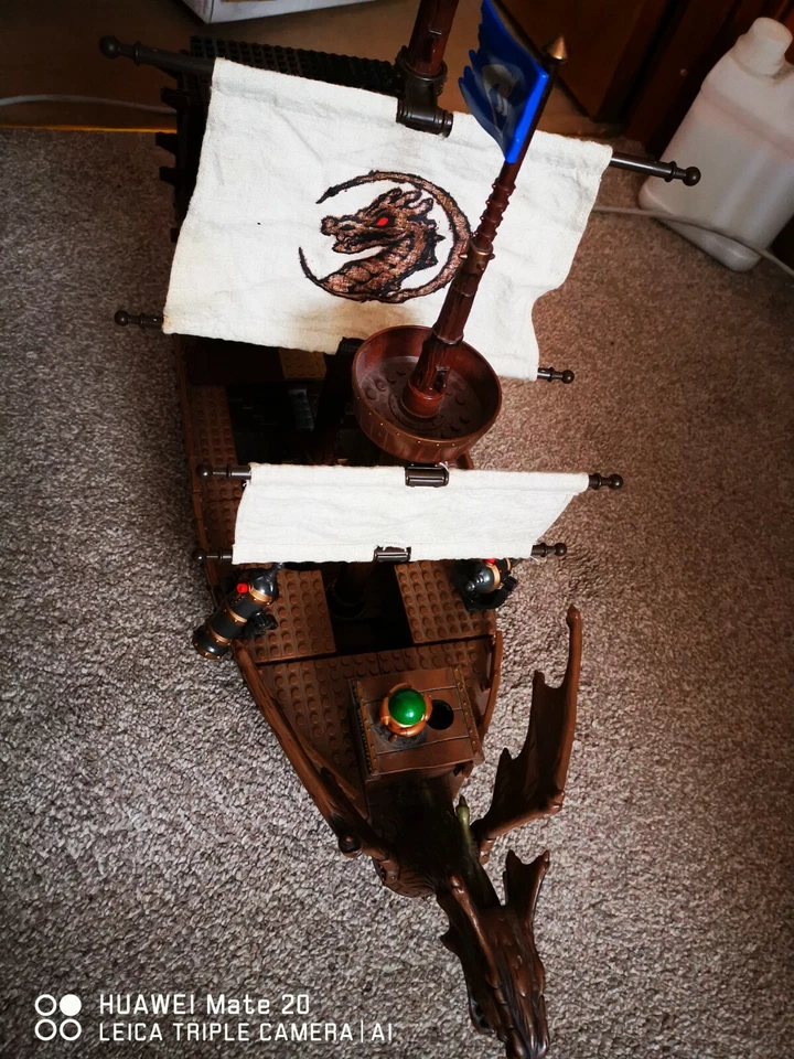 Rare 2003 Mega Bloks 9895 Probuilder Dragons Krystal Man-O-War Battleship minifi - Image 4 of 4