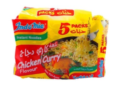 15x INDOMIE Instant Noodles (Halal) Chicken Curry Flavors نكهة كاري دجاج