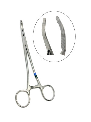 V. Mueller GL3110 HEANEY-KANTER Forceps, Curved, 8-1/4''