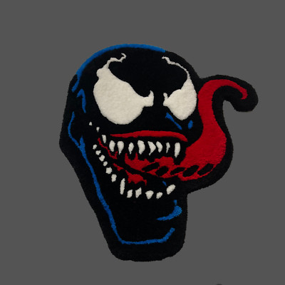  marvel venom Tuft No One Handmade Tufting Teppich
