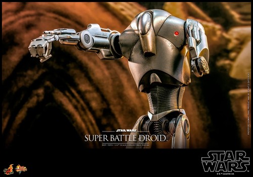 1/6 Star Wars AOTC Super Battle Droid Figure Hot Toys MMS682 908856 - Picture 4 of 5