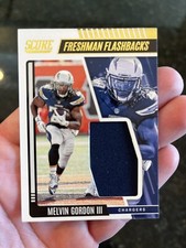2022 Panini Score Football Melvin Gordon III #FF30 Freshman Flashback Patch