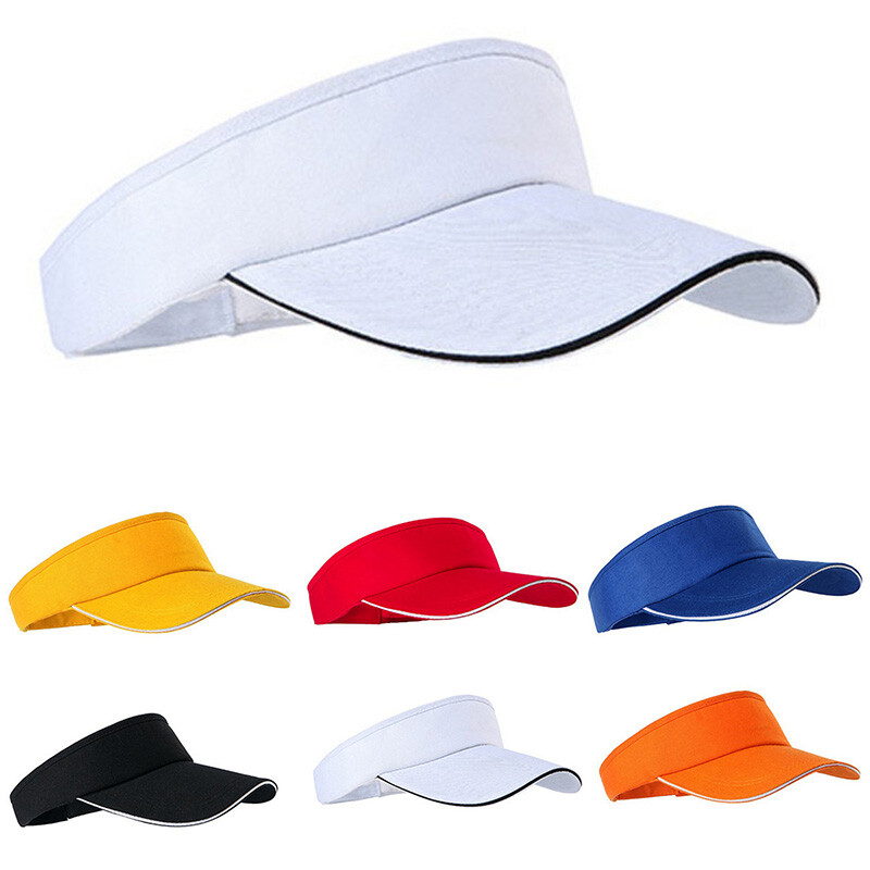 Breathable Cap Adjustable Unisex Men Women Plain Sun Visor  display picture 1
