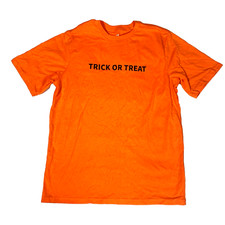 Halloween Way to Celebrate Boys Short Sleeve Graphic T-shirt Size 18 Orange