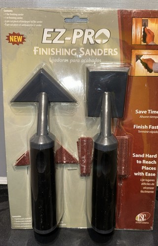 EZ Pro Finishing Sander Set for DIY Home Improvement Hard To Reach Areas Corners - 第 1/5 張圖片