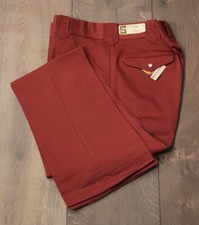 Men's 1960s NOS Stephens Rust Western Pants 34 XLong 60s Vtg Slacks