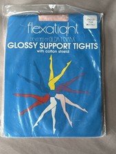 Flexatight Designed By Gilda Marx Glossy Support Tights Pink Med/tall