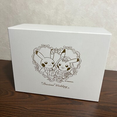 Pokemon center original Pair Pikachu Precious Wedding Plush Doll