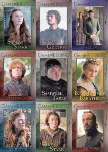 Game of Thrones Season 4 Four 2015 Rittenhouse Complete Base Card Set of 100 TV - Picture 2 of 3