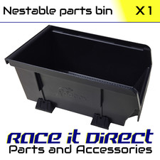 Plastic Nestable Pick Bin Boxes Scooped Front Stackable 165mm x 100mm x 76mm