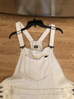 LEE Vintage 3X Ivory NWOT Denim Shorts Overalls Romper Jeans | eBay