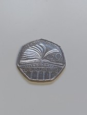 2000 Public Libraries 50p Fifty Pence Coin 1850-2000 library  Circulated