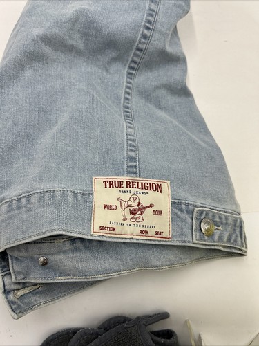 True Religion Jeans Denin Jacket Light Wash New With Tags Jeans - Picture 14 of 18