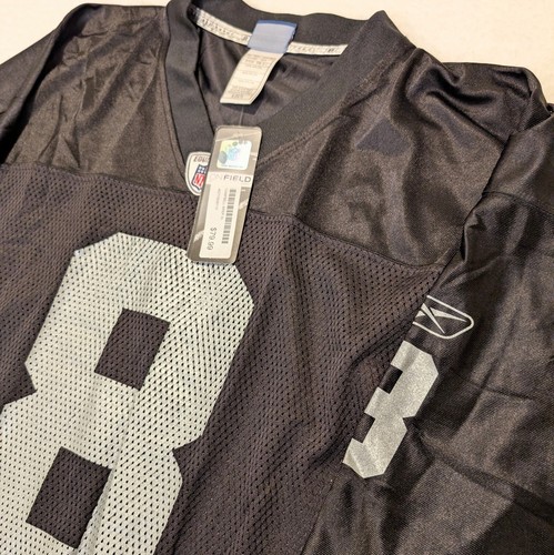 Reebok On Field Oakland Raiders Jason Campbell #8 Black Jersey Size XL NWT - Picture 3 of 6