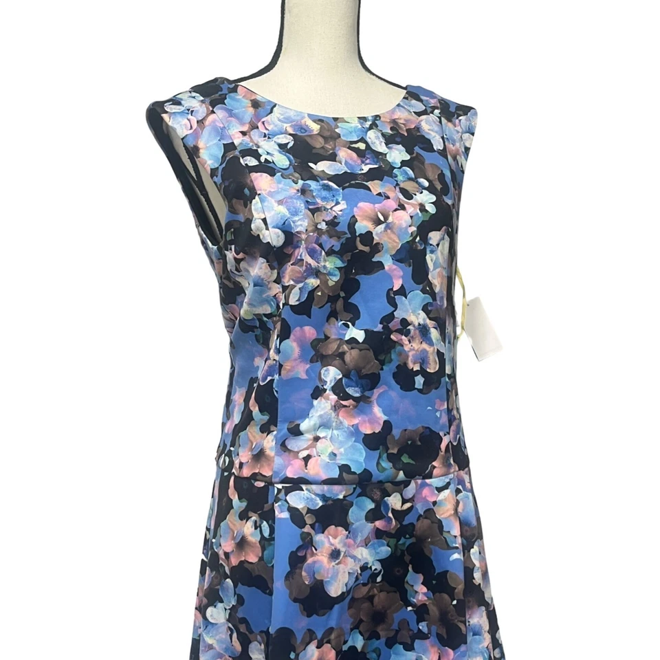 Vestido CeCe by Cynthia Steffe 'Floral Odyssey' Línea A, Floral, Talla 8 Foto 3 de 4