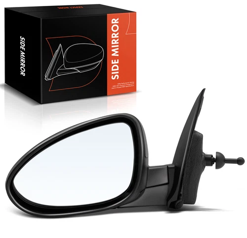 Driver Left Black Mirror w/ Manual Glass Adjust Power for Chevy Sonic 2012-2020