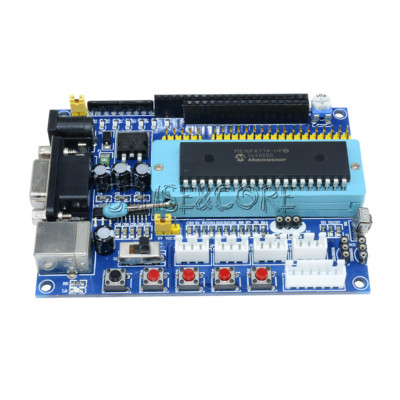 New PIC16F877A PIC Mini System Development Board JTAG ICSP Programmer Emulator-