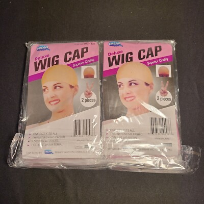 Dream Deluxe Wig Cap Natural 2 Piece (Item No. 0097 NA) - Lot of 12