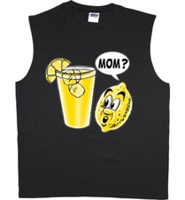 Mens Sleeveless T-shirt Muscle Tee Funny Graphic Tee Shirt Tank Top