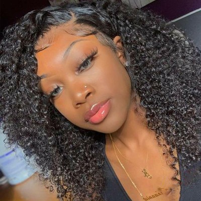 Brazilian Kinky Curly Wig Synthetic Heat Resistant Deep Wave for Black Women USA