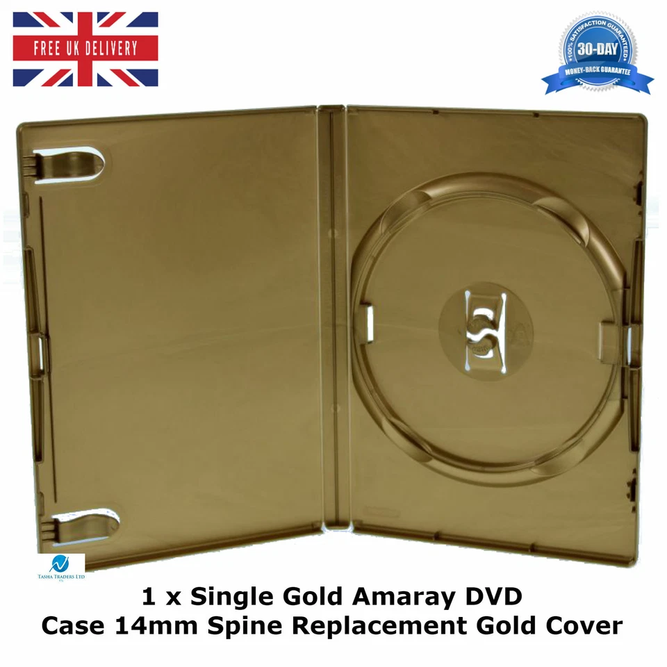 LOTE de cubierta dorada de repuesto única Amaray de 14 mm columna vertebral de alta calidad