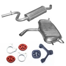 Mittelschalldämpfer + Endschalldämpfer für VW Golf V 1.4FSi 90 10/2003-07/2006